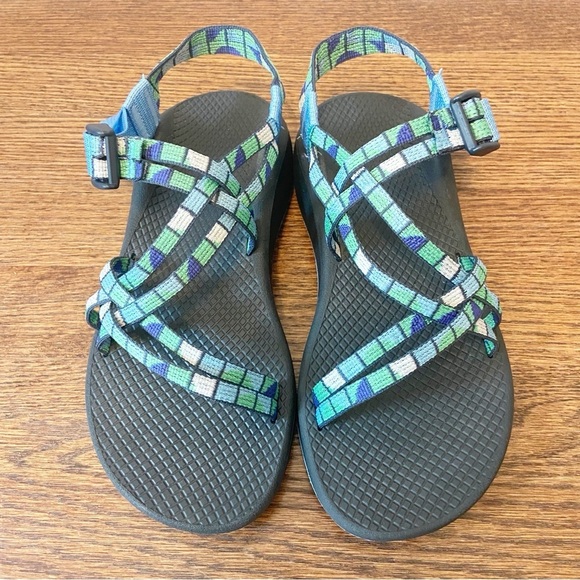 Chaco | Women's Zx/1 Cloud Outdoor Sandal in Break Shamrock Size 8 - Picture 9 of 9